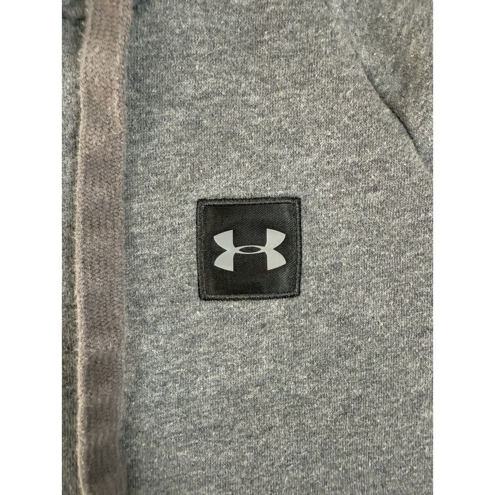 Under Armour Hoodie‎ Mens Small Grey Rival Fleece Pullover - Picture 6 of 9